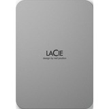 LaCie Mobile Drive Secure 5 TB, Externe Festplatte grau, USB-C 3.2 (5 Gbit/s)