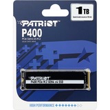 Patriot P400 1 TB, SSD schwarz/weiß, PCIe 4.0 x4, NVMe 1.3, M.2 2280