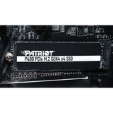 Patriot P400 1 TB, SSD schwarz/weiß, PCIe 4.0 x4, NVMe 1.3, M.2 2280