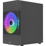 Aerocool Atomic Lite-G-BK-v1, Tower-Gehäuse schwarz, Tempered Glass