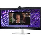 Dell P3424WEB, LED-Monitor 87 cm (34 Zoll), schwarz/silber, WQHD, IPS, QHD-Webcam