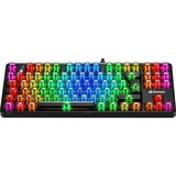 Sharkoon Crystal Shark, Gaming-Tastatur schwarz, DE-Layout, KTT