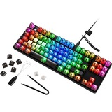 Sharkoon Crystal Shark, Gaming-Tastatur schwarz, DE-Layout, KTT