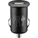 goobay Auto-Ladegerät 5 Watt schwarz, 1x USB-A, 12 / 24 Volt