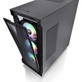 Thermaltake V350 TG ARGB Air, Tower-Gehäuse schwarz, Tempered Glass