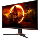 AOC 24G2SPAE/BK, Gaming-Monitor 60 cm (23.8 Zoll), schwarz/rot, FullHD, AMD Free-Sync Premium, 165Hz Panel