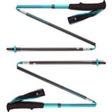 Black Diamond Trekkingstöcke Distance Carbon Z, Fitnessgerät türkis, 1 Paar, 120 cm