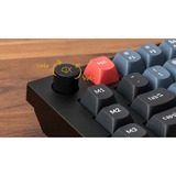 Keychron Q10 Barebone ISO Knob, Gaming-Tastatur grau, Alice Layout, Hot-Swap, Aluminiumrahmen, RGB