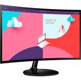 SAMSUNG Essential S24C364EAU, LED-Monitor 59 cm (24 Zoll), schwarz, FullHD, 75 Hz, AMD Free-Sync