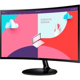 SAMSUNG Essential S24C364EAU, LED-Monitor 59 cm (24 Zoll), schwarz, FullHD, 75 Hz, AMD Free-Sync