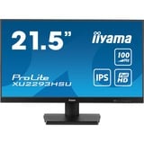 iiyama ProLite XU2293HSU-B6, LED-Monitor 55 cm (21 Zoll), schwarz (matt), FullHD, IPS, AMD Free-Sync, 100Hz Panel