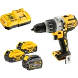 DEWALT Akku-Schlagbohrschrauber DCD996TP2, 18Volt gelb/schwarz, 2x Li-Ion XR Akku 5,0Ah, 1x 108 Wh XR FLEXVOLT Akku, in T STAK Box