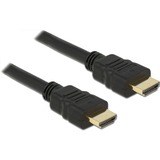 DeLOCK Kabel HDMI A (Stecker) > HDMI A (Stecker) 4K schwarz, 25cm