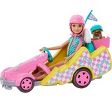 Mattel Barbie Family & Friends Stacie Go-Kart, Puppe 