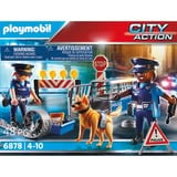 PLAYMOBIL 6878 City Action Polizei-Straßensperre, Konstruktionsspielzeug 