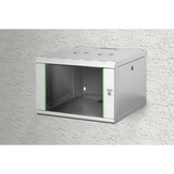 Digitus 483-mm-Wandschrank, 7 HE, IT-Schrank grau, 7 Höheneinheiten, Retail