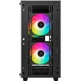 DeepCool CC360 ARGB, Tower-Gehäuse schwarz, Tempered Glass