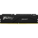 Kingston FURY DIMM 8 GB DDR5-5600  , Arbeitsspeicher schwarz, KF556C40BB-8, FURY Beast, INTEL XMP