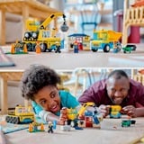 LEGO 60391 City Baufahrzeuge und Kran mit Abrissbirne, Konstruktionsspielzeug 