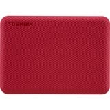 Toshiba Canvio Advance 2 TB, Externe Festplatte rot, Micro-USB-B 3.2 Gen 1 (5 Gbit/s)