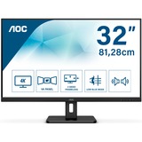 AOC U32E2N, LED-Monitor 80 cm (32 Zoll), schwarz, UltraHD/4K, VA, 60 Hz