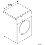 Bosch WGG256Z40 Serie 6, Waschmaschine weiß/schwarz