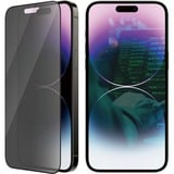 PanzerGlass Ultra Wide Fit Privacy Bildschirmschutz, Schutzfolie transparent, iPhone 14 Pro Max