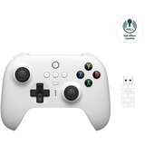 8BitDo Ultimate 2.4G, Gamepad weiß, Hall Effect Joysticks, inkl. Ladestation