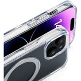 Nevox StyleShell SHOCKFlex mit Standfunktion, Handyhülle transparent, iPhone 16, kompatibel mit MagSafe