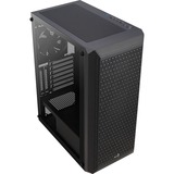 Aerocool Beam G-BK-v1, Tower-Gehäuse schwarz, Tempered Glass