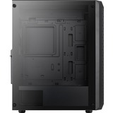 Aerocool Beam G-BK-v1, Tower-Gehäuse schwarz, Tempered Glass