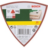 Bosch Schleifblatt Delta 93mm, K240 25 Stück