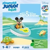 PLAYMOBIL 71707 Junior Aqua & Disney: Mickys Bootstour, Spielfigur 