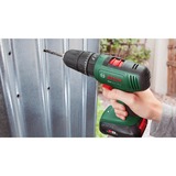 Bosch Akku-Schlagbohrschrauber EasyImpact 18V-40 grün/schwarz, Li-Ionen Akku 2,0Ah, Koffer, POWER FOR ALL ALLIANCE