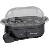 Cloer Eierkocher 6080 schwarz, 350 Watt, für 6 Eier