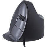 Evoluent VerticalMouse D, Maus schwarz/silber, Medium, RH