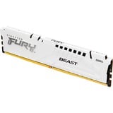 Kingston FURY DIMM 16 GB DDR5-6400, Arbeitsspeicher weiß, KF564C32BW-16, FURY Beast, INTEL XMP