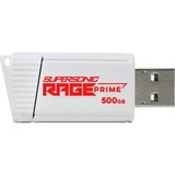 Patriot Supersonic Rage Prime 500 GB, USB-Stick weiß/schwarz, USB-A 3.2 Gen 2