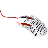 CHERRY Xtrfy M4, Gaming-Maus weiß/dunkelrot