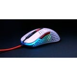 CHERRY Xtrfy M4, Gaming-Maus weiß/dunkelrot