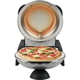 G3 Ferrari Delizia Pizzaofen G1000606 silber, 1.200 Watt, für Pizza Ø 31cm