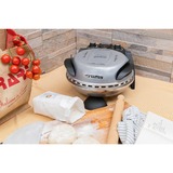 G3 Ferrari Delizia Pizzaofen G1000606 silber, 1.200 Watt, für Pizza Ø 31cm