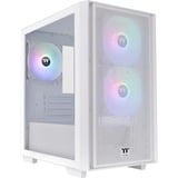 Thermaltake Versa H16 TG ARGB , Tower-Gehäuse weiß, Tempered Glass