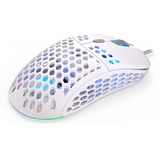 ENDORFY LIX Onyx White, Gaming-Maus weiß/grau