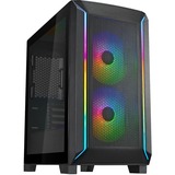 SilverStone FARA 312Z, Tower-Gehäuse schwarz, Tempered Glass