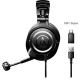 Audio-Technica ATH-M50xSTS-XLR, Headset schwarz, XLR, 3.5 mm Klinke