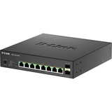 D-Link DMS-1250-10SPL/E, Switch schwarz, 120W PoE Budget