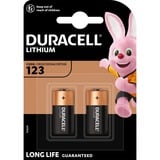 Duracell Photo CR123A, Batterie 2 Stück, CR123A