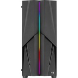 Aerocool Mecha v1, Tower-Gehäuse schwarz, Tempered Glass