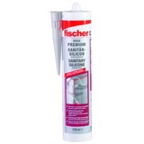 fischer Sanitärsilicon DSSA GR 310ml, Dichtmasse grau, RAL 7035